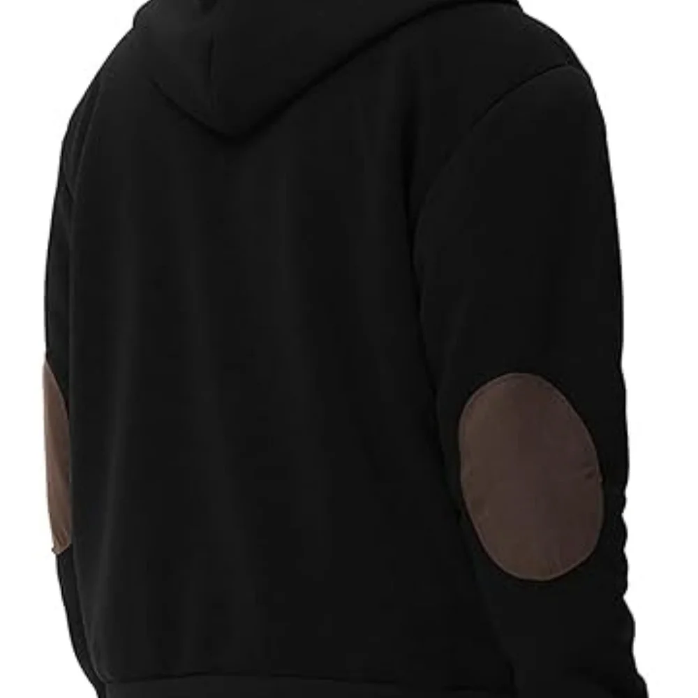 Mens Thick Plaid Lined Hoodie‎ Zipup